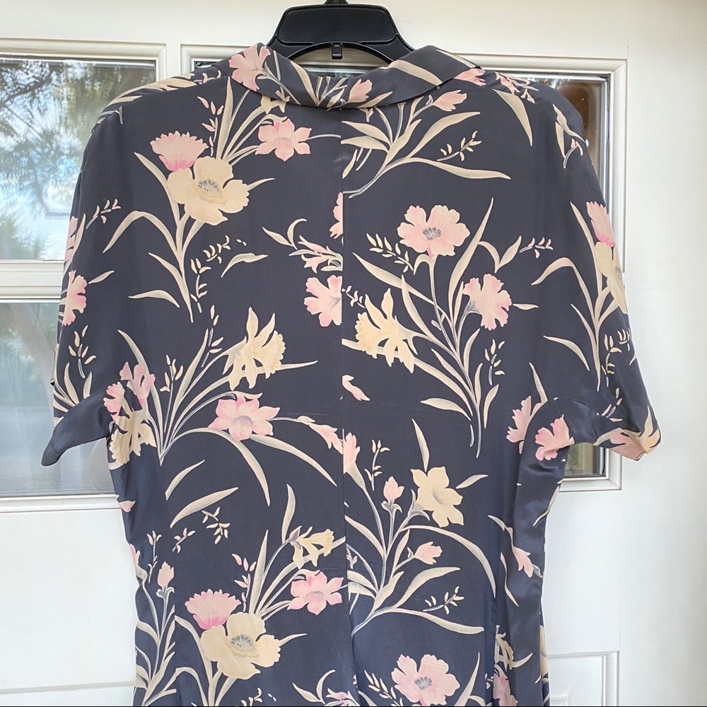 Jones New York silk dress button down pockets 14 - Picture 7 of 16